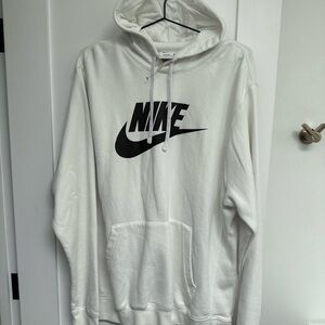 Nike Men's White Hoodie